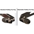 WOODCRAFT Folding Toe Pegs for Woodcrat Rearsets